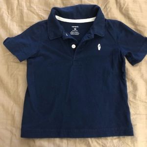 Infant polo style short sleeve shirt